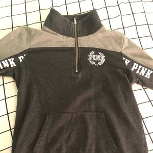 VS Pink Half ZIP Sweatshirt